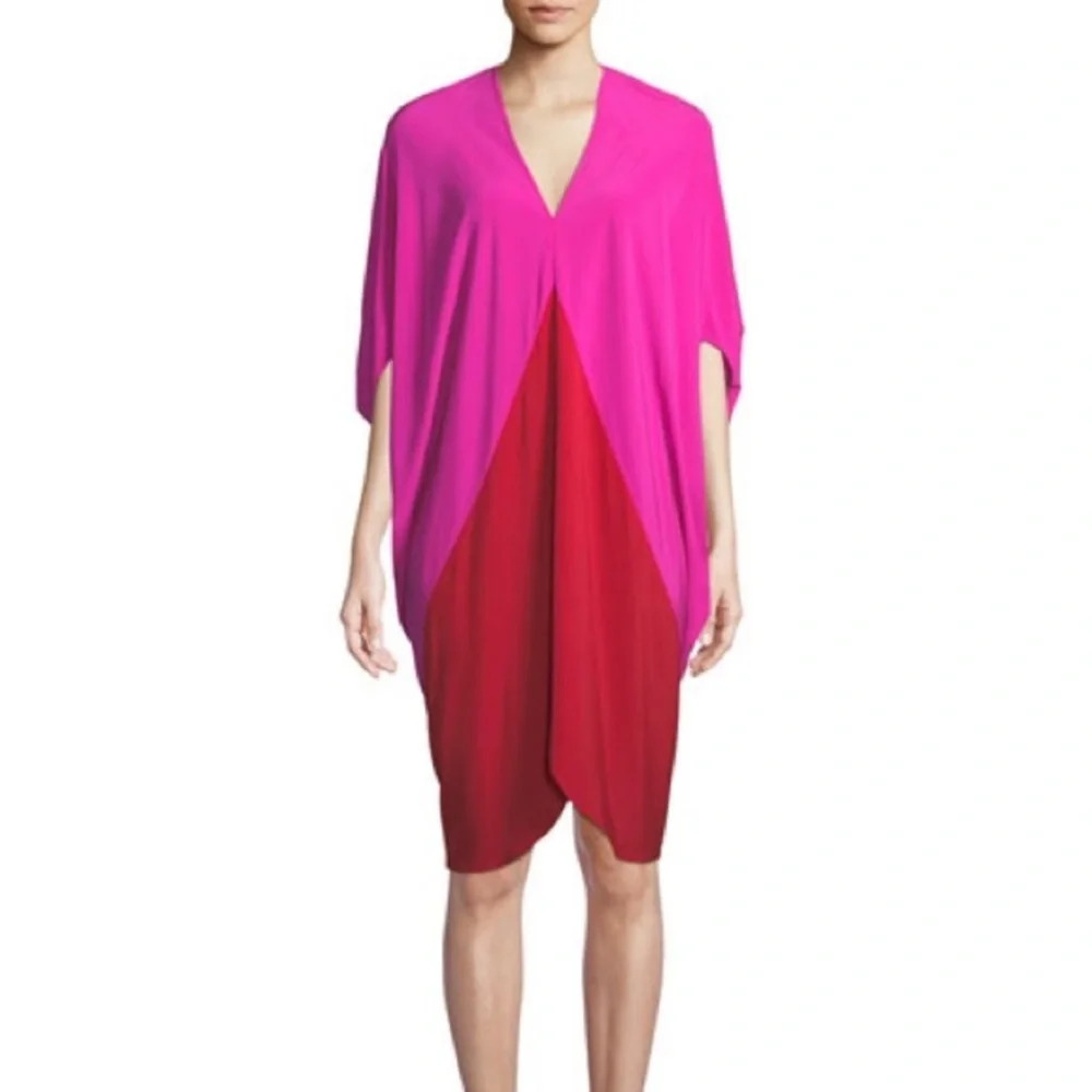 Marie Oliver Silk Dolman Sleeve Dress Size Small